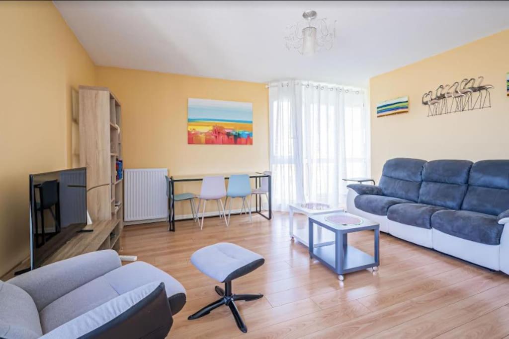 L'horizon, T3, Terrasse, Pkg, Quartier Antigone Apartment *
